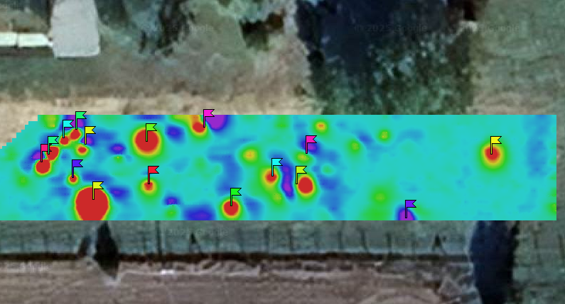 GeoHammer Pro magnetometer data grid